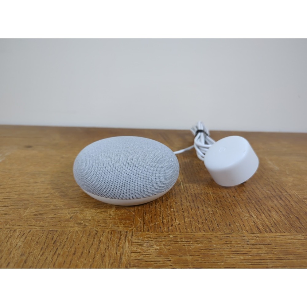 Google Nest Mini 2nd Gen Smart Speaker - Light Grey - Used - Model H2C